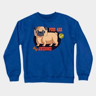 Pug dog Crewneck Sweatshirt